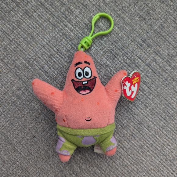 Ty Accessories - Patrick Star TY keychain